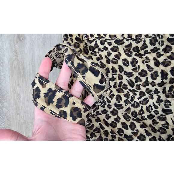 Marc by Marc Jacobs Quilted Leopard Print Tote Bag Glam Statement Casual Work - Picture 7 of 8
